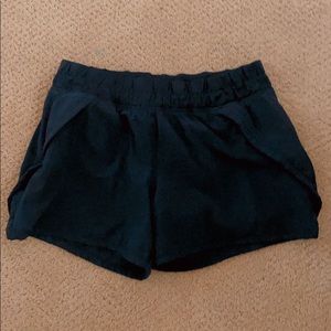 Ivivva black workout shorts